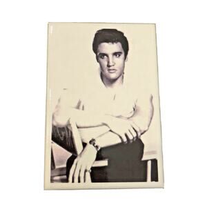 Elvis Sitting Hand on Arm Vertical Magnet 3" x 2" Retro Refrigerator Collectible
